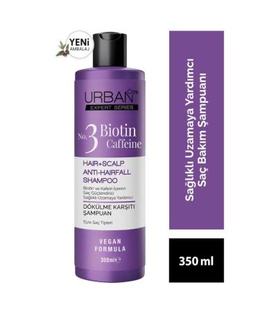 Urban Care Expert Biotin And Caffeine Anti-Loss Hair Care Shampoo-Fast Growth Helper-350 ml