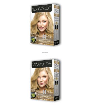 Skygo 2X2 Tube Cream Hair Dye Set Intense Blonde No:9.00