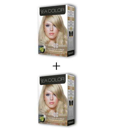 Erbar 2X2 Tube Cream Hair Dye Set Platinum Blonde No:0.1 - MRK8178-1665