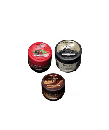 Black Red Face Mask
