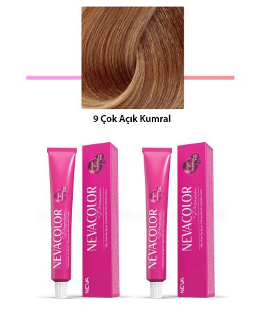 Narnuga 2 Set Premium 9 Very Light Blonde - Permanent Cream Hair Dye 2 X 50 g Tube - MTC7741-5586