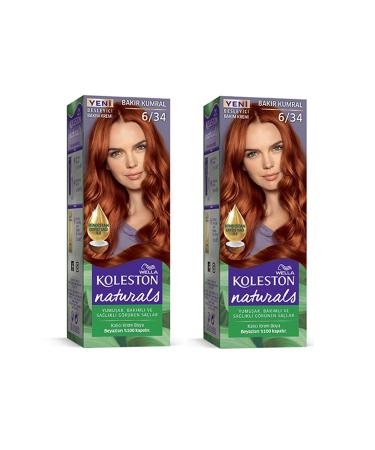 Uyguna Kap nda Naturals Hair Dye Copper Blonde 6/34 2x Package - SVU2946-8727