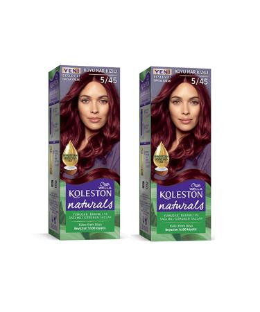 Oneol Publishing House Naturals Hair Dye Dark Pomegranate Red 5/45 2x Pack - 1OL4184-7365