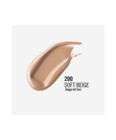Rimmel London Foundation - Lasting Finish Foundation 200 Soft Beige 30 ml 3607345379050 - Buy Online on GoSupps.com