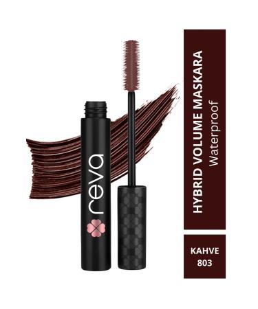 REVA Volume Hybrid Mascara - Hybrid Volume Mascara Brown - No: 803 - Vegan & Clean Content