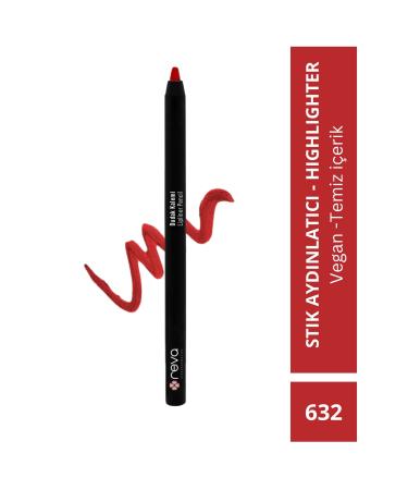 REVA Creamy Plumping Warm Red Lip Pencil & Plumping Lip Liner No:632