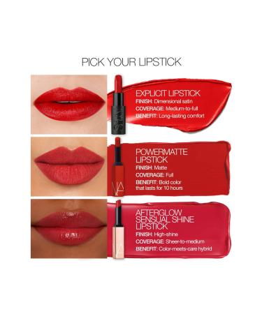 Nars Explicit Refillable Satin Lipstick - Buy Online on GoSupps.com