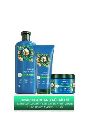 Herbal Essences Repairing Argan Oil Care Cream 300ml+Mask300ml+Shampoo350ml