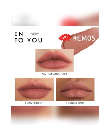 KIMJISOON Into You Waterproof Matte Long-lasting Lipstick Waterproof Long-lasting Lipstick Em05 Series - Buy Online on GoSupps.com