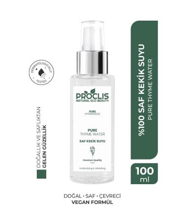 proclis Thyme Water Refreshing Natural Oral Care Tonic 0 Natural and Pure 100 ml