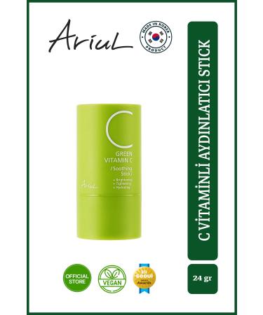 Ariul Green Vitamin C Stick 24 Gr | Anti-Aging Soothing | Peptide and Ceramide