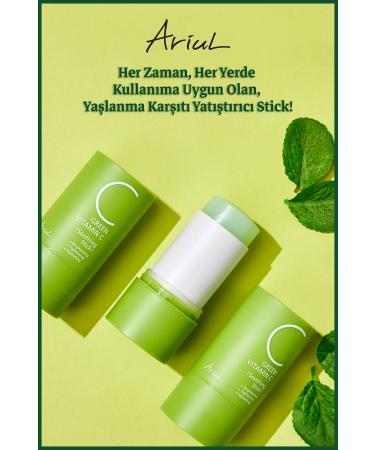 Ariul Green Vitamin C Stick 24 Gr | Anti-Aging Soothing | Peptide and Ceramide - Buy Online on GoSupps.com