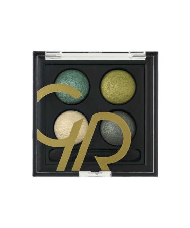 Golden Rose Wet & Dry Eyeshadow-05 Green Line-Wet Dry Eyeshadow Palette