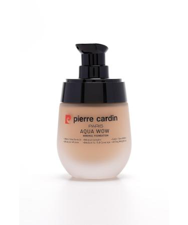 Pierre Cardin Aqua Wow Mineral Water Based Foundation Ivory Skin With Warm Yellow