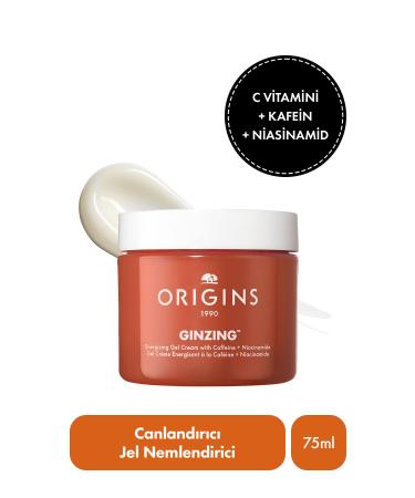 Origins Ginzing Revitalizing Gel Moisturizer with Vitamin C & Niacinamide 75ml