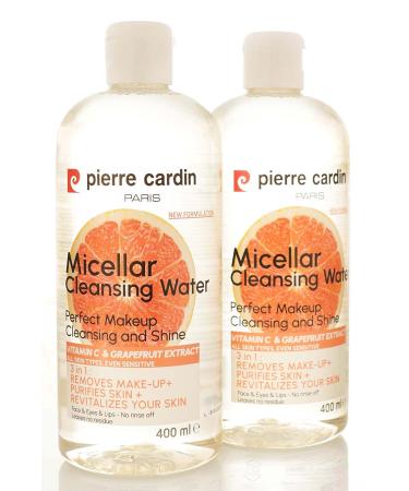 Pierre Cardin Gently Cleansing Micellar Water With Pink Grapefruit & Vitamin C - Makeup Removal Water - Buy Online on GoSupps.com