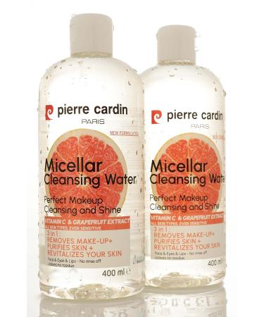Pierre Cardin Gently Cleansing Micellar Water With Pink Grapefruit & Vitamin C - Makeup Removal Water - Buy Online on GoSupps.com