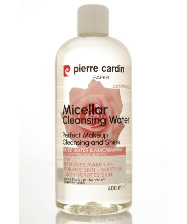 Pierre Cardin Gently Cleansing Micellar Water With Rose Water & Niacinamide-makeup remover water