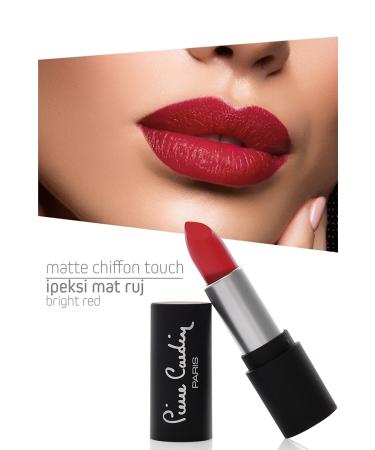 Pierre Cardin Matte Chiffon Touch Lipstick - Bright Red -189
