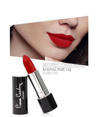 Pierre Cardin Porcelain Matte Edition Lipstick - Bright Red - 213