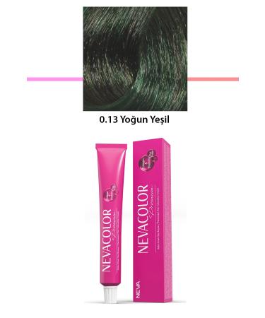 Premium 0.13 Intense Green - Permanent Cream Hair Dye 50 g Tube - ZRD5158-1593