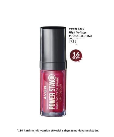 Avon Powerstay High Voltage Spark Likit Ruj Cherry Charge - Buy Online on GoSupps.com