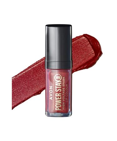 Avon Powerstay High Voltage Spark Likit Ruj Russet Shock
