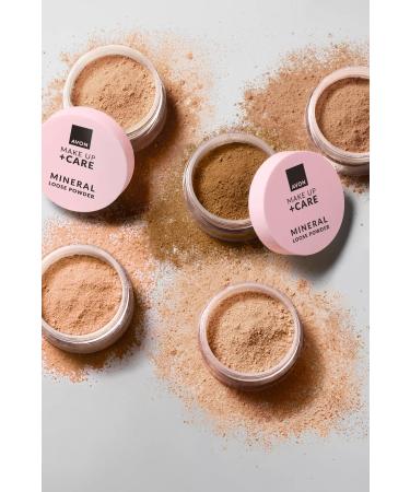 Avon Make Up + Care Mineral Loose Powder Foundation Light Medium - Buy Online on GoSupps.com