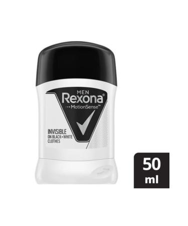Rexona Men Invisible Black+white Men's Deodorant Stick 50 ml