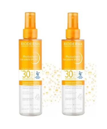 Bioderma Photoderm Bronze Sun Protective Water SPF30 200 ml PACK OF 2