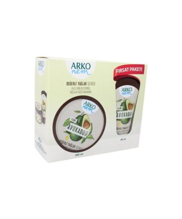 Arko Moisture Cream 250ml Precious & Avocado+ 60ml Tube