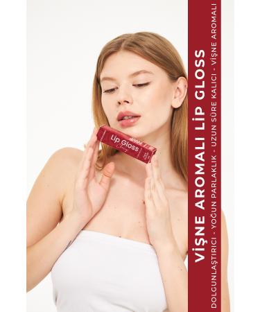 Louis DArrest Strawberry and Cherry Flavored Lip Plumper and Shine Lip Gloss Set - Buy Online on GoSupps.com