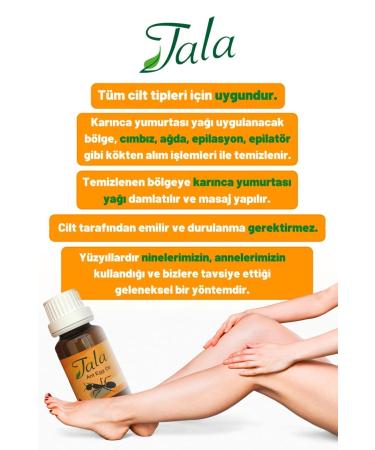 Tala Ant Egg Oil Hair Reducing Hair Thinning Hair Removal 20 Ml - Buy Online on GoSupps.com