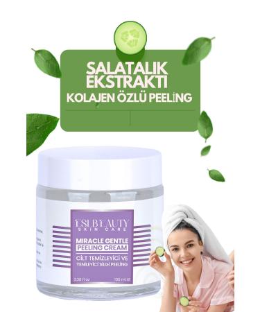 Eslbeauty Cucumber Extract Purifying & Brightening Eraser Peeling Cleansing Cream 100ml - Buy Online on GoSupps.com