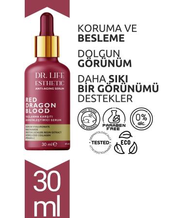 DR LIFE ESTHETIC Red Dragon Blood Anti-Aging Firming Serum Anti-aging Serum 30ml - Buy Online on GoSupps.com