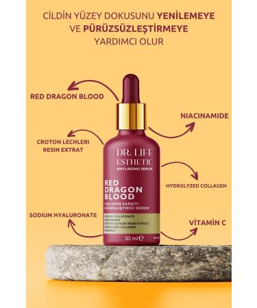 DR LIFE ESTHETIC Red Dragon Blood Anti-Aging Firming Serum Anti-aging Serum 30ml - Buy Online on GoSupps.com
