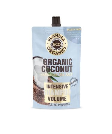 Planeta Organica Volumizing Shampoo with Coconut and Hawaiian Sea Salt (200 ml)