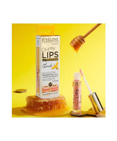 Eveline Cosmetics Oh! My Lips! Lip Enlargement Lip Gloss with Hyaluronic Acid and Bee Venom - Buy Online on GoSupps.com