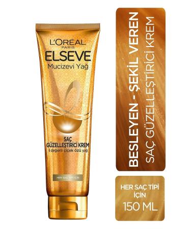 L'Oreal Paris Elseve Miraculous Oil Hair Beautifying Cream 150 Ml Dm