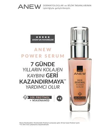 Avon Anew Power Set Face Serum 30ml + Eye Contour Cream 15ml + Lovider Pocket Mirror - Buy Online on GoSupps.com