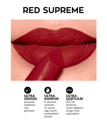 Avon Nude Suede Matte Lipstick + Black Eyeliner + Red Supreme Matte Lipstick + Lovider Pocket Mirror - Buy Online on GoSupps.com