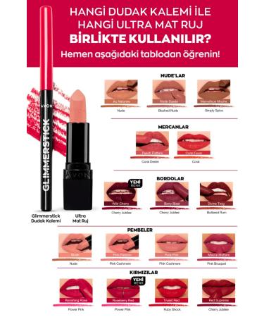 Avon Glimmerstick Lift Lip Pencil - Cherry Jubilee 2 Pack + Lovider Pocket Mirror Gift - Buy Online on GoSupps.com