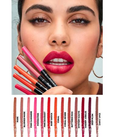 Avon Glimmerstick Lift Lip Pencil - Coral 2 Pack + Lovider Pocket Mirror Gift - Buy Online on GoSupps.com