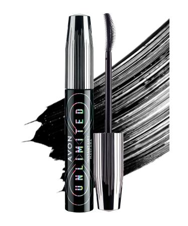 Avon Unlimited Lifting Mascara Black 2 Pieces + Marvellous Mocha Lipstick + Lovider Pocket Mirror - Buy Online on GoSupps.com