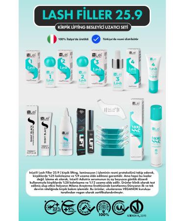 InLei Lash Filler Eyelash Lifting & Lamination Filler Set & Kit