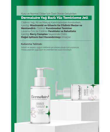 Dermaluire Oil-Based Face and Make-Up Remover Gel Face and Body Cleanser 200 ml - Buy Online on GoSupps.com