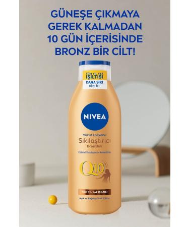 NIVEA Q10 Firming and Tanning Body Lotion 200ml Gradual Tan Firming in 10 Days - Buy Online on GoSupps.com