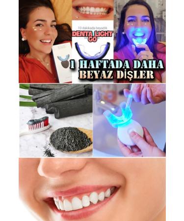 Quality Teeth Whitening Kit & Polishing Gel UV Light Dental Care Vitamin Bar Amazing Change - Buy Online on GoSupps.com