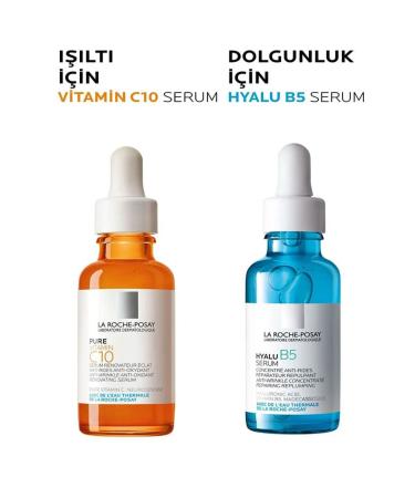 La Roche Posay LA ROCHE-POSAY PURE VITAMIN C10 SERUM PURE VITAMIN C10 SERUM RADIANT ANTIOXIDANT SERUM-30 ML - Buy Online on GoSupps.com