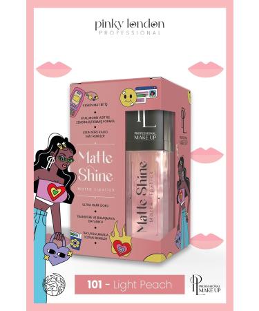 Pinky London Matte Shine Lipstick -101